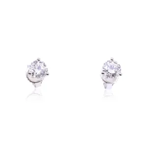 14K WHITE GOLD DIAMOND STUD EARRINGS - 1.62CTW