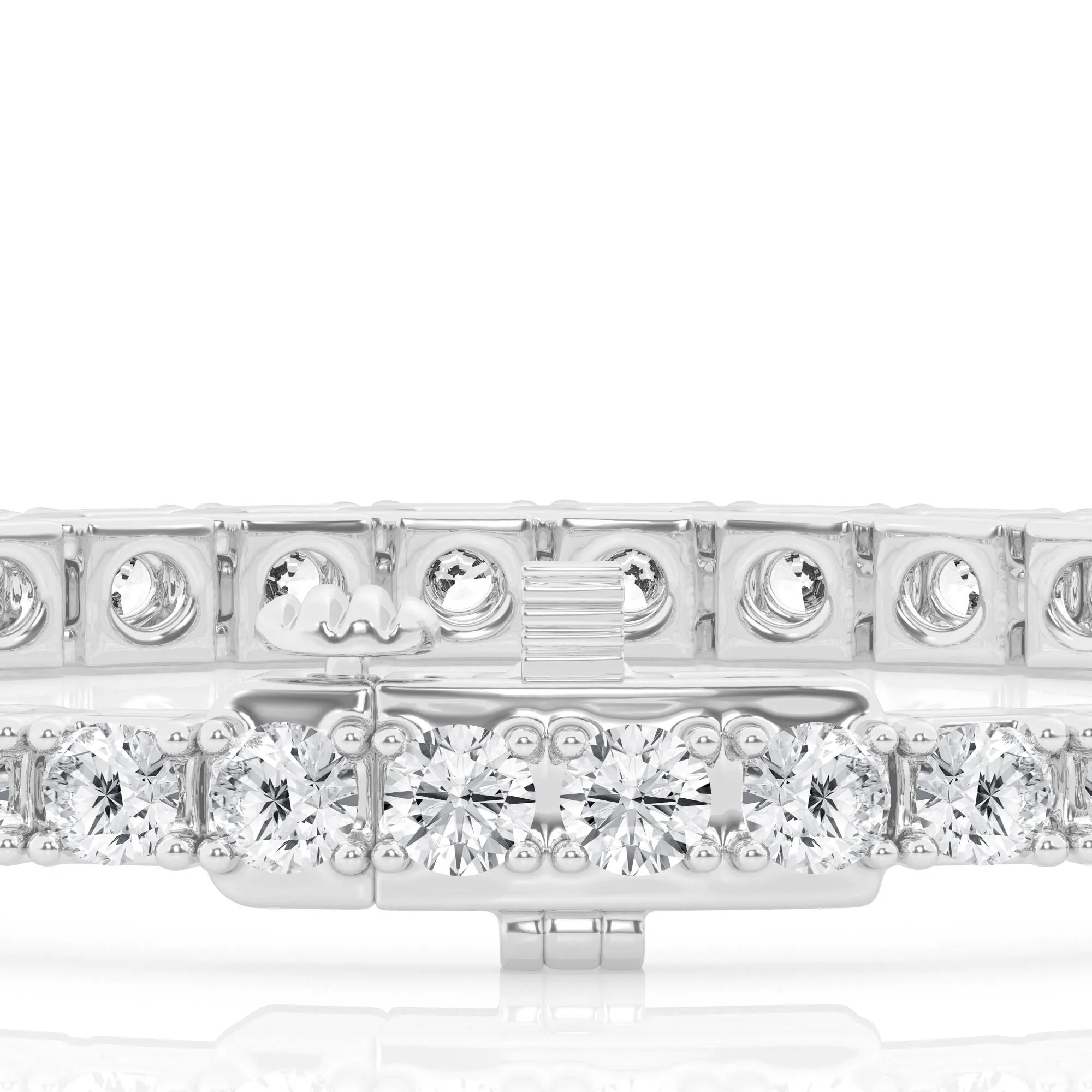 8.00 cttw  Tennis Bracelet with Round Lab Diamond by Mercury Rings