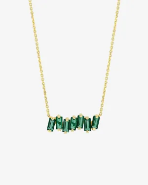 Amalfi Green Envy Topaz Bar Pendant