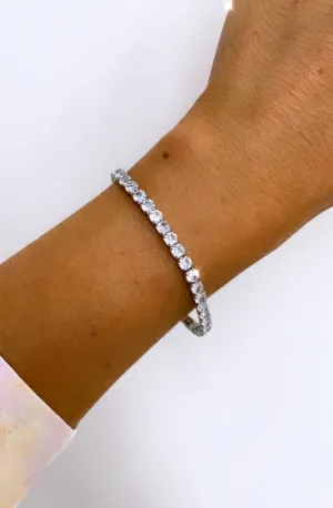 Anna - Silver Tennis Bracelet