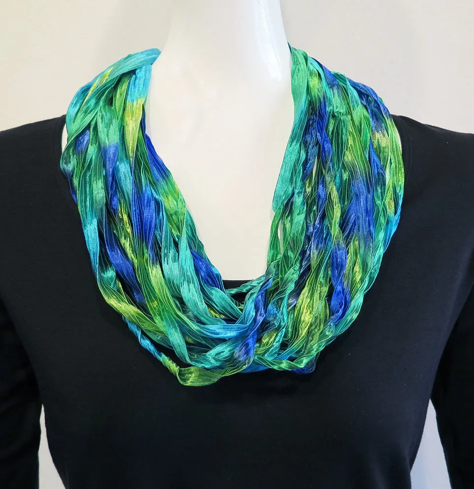 Bella Sue Martin - Hand Dyed Ribbon Necklaces