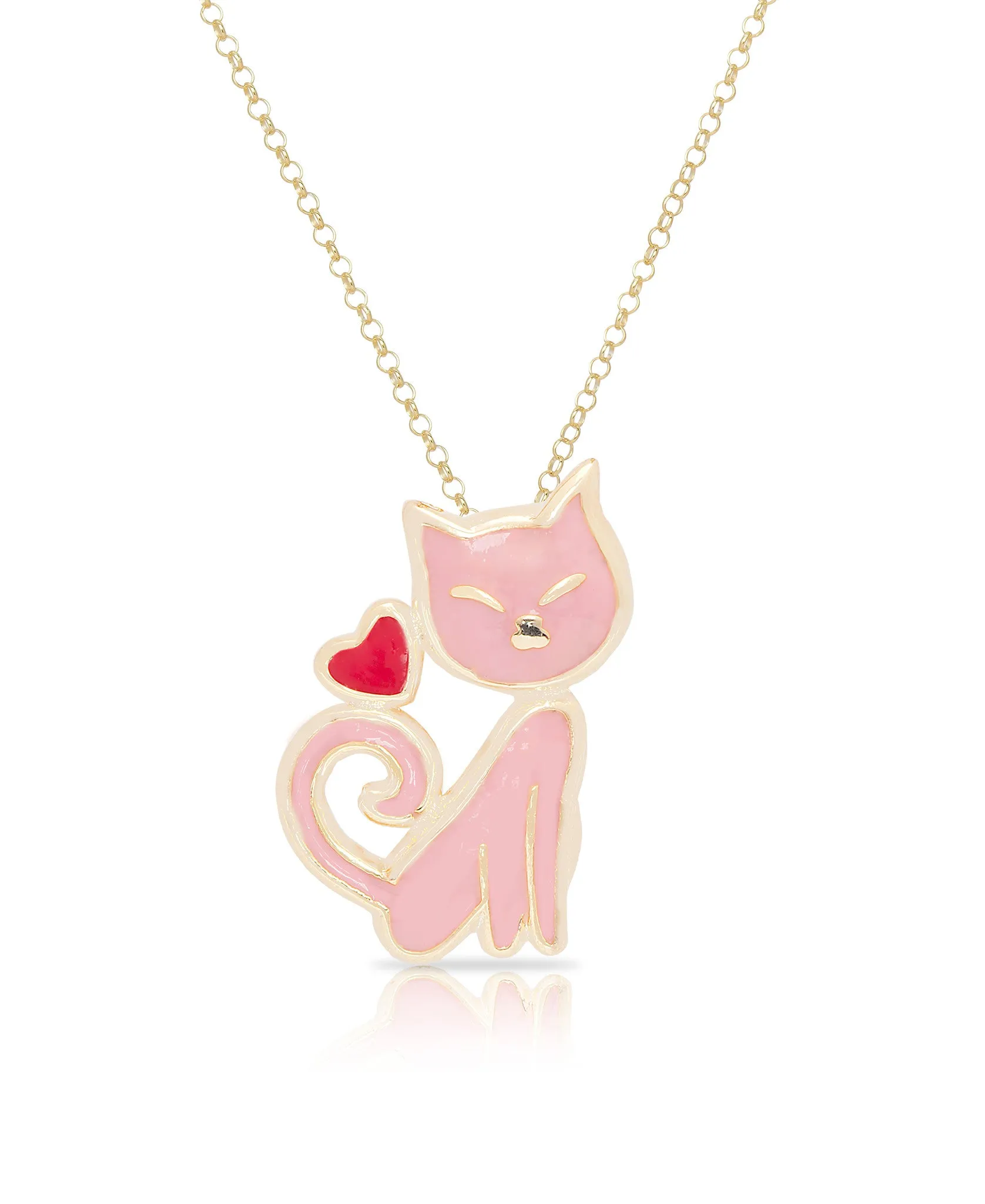 Cat Pendant (Pink)