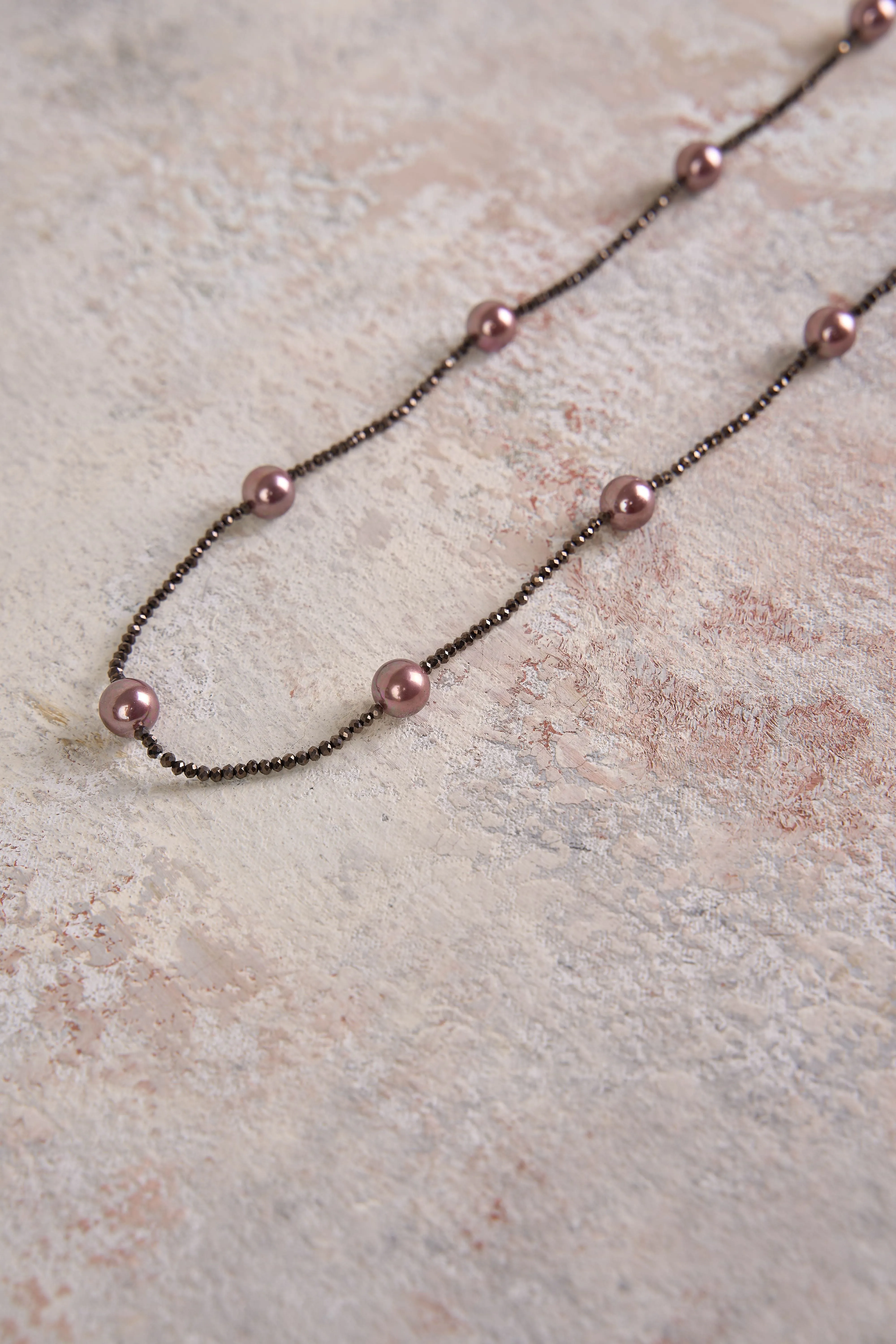 Chianna Necklace - Mauve