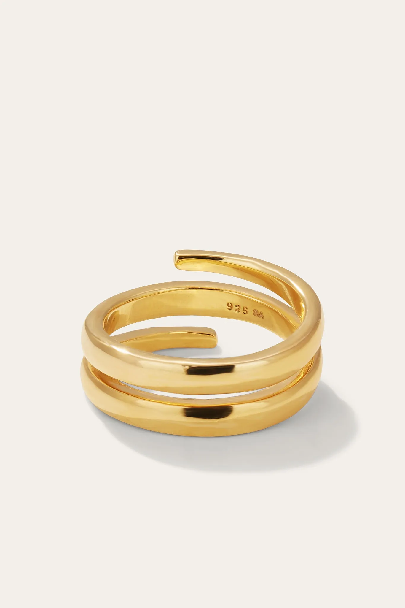 Coil Gold Vermeil Ring