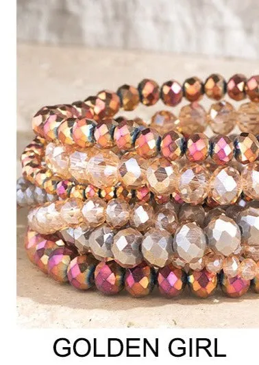 Dazzling Stack Bracelets