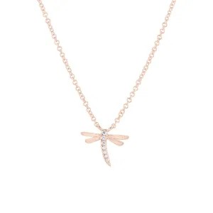 Dragonfly Diamond Necklace