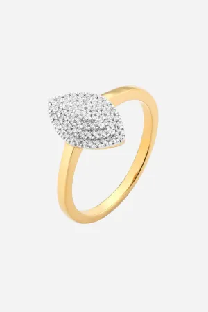 Ella Stein Marquise Statement Ring in Gold