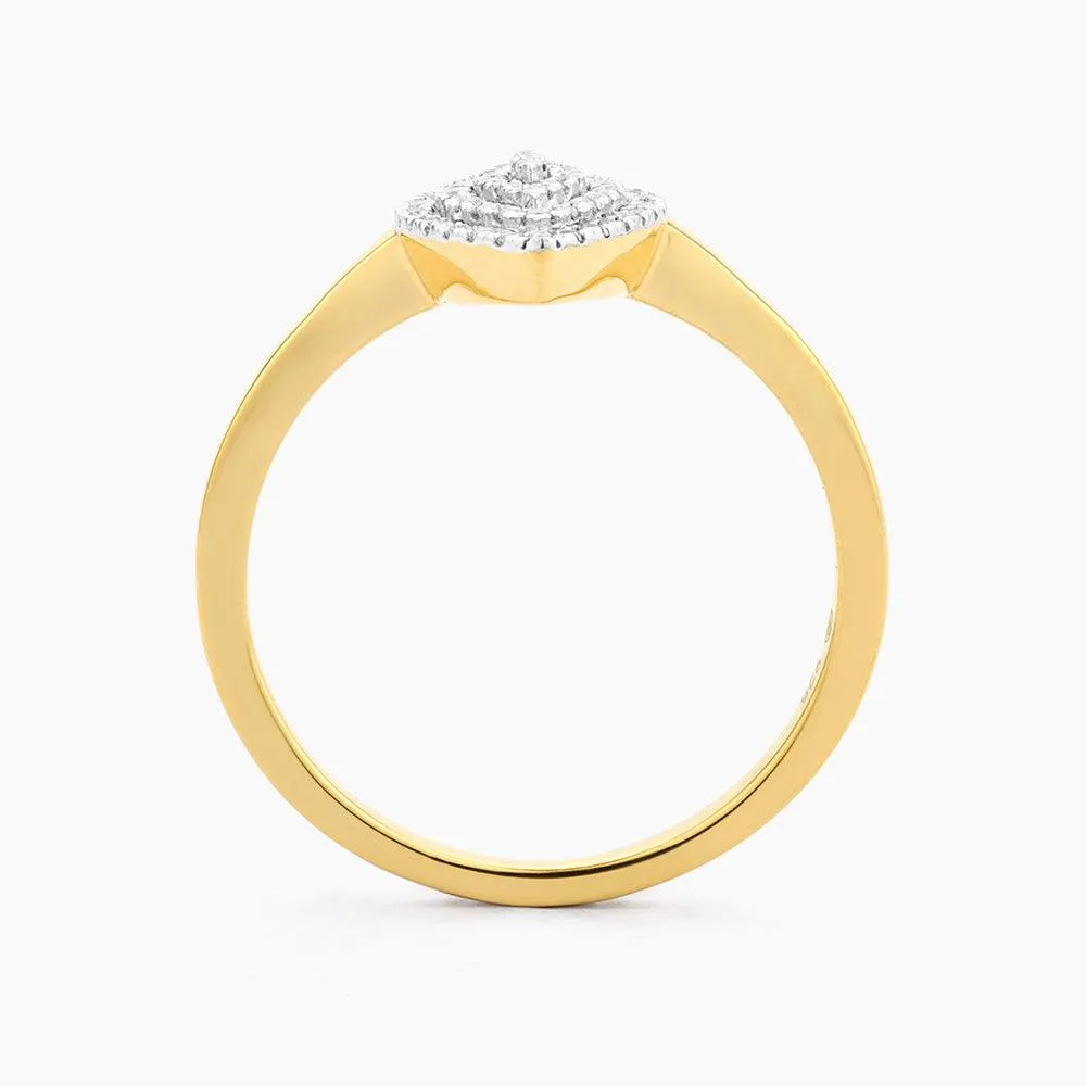 Ella Stein Marquise Statement Ring in Gold