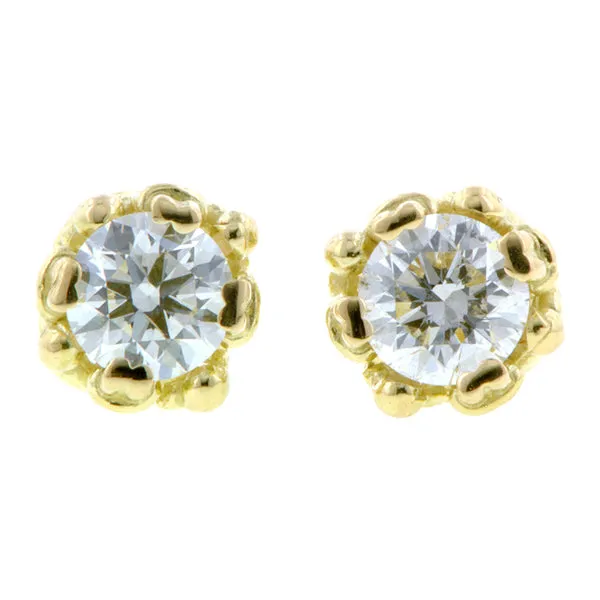 Fancy Basket Diamond Stud Earrings- Heirloom by Doyle & Doyle