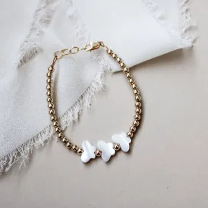 Flutter Bracelet - Gold