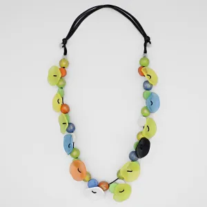 Green Chantal Organic Shell Necklace