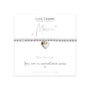 Life Charms "You Are A Marvellous Mam" Bracelet