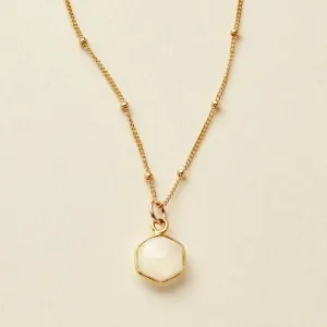 Made by Mary Necklace in Moonstone