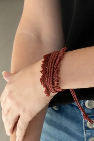 Paparazzi Bracelet ~ Make Yourself at HOMESPUN - Brown