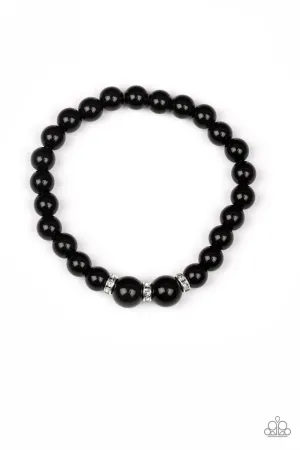 Paparazzi Bracelet ~ Radiantly Royal - Black