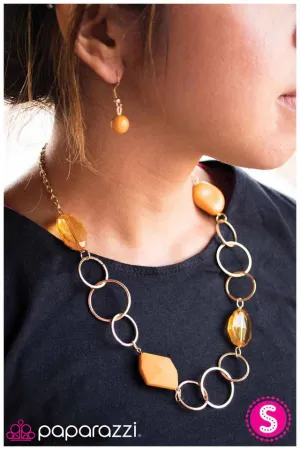 Paparazzi Necklace ~ A Glowing Review - Yellow