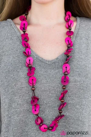 Paparazzi Necklace ~ Caribbean Carnival - Pink