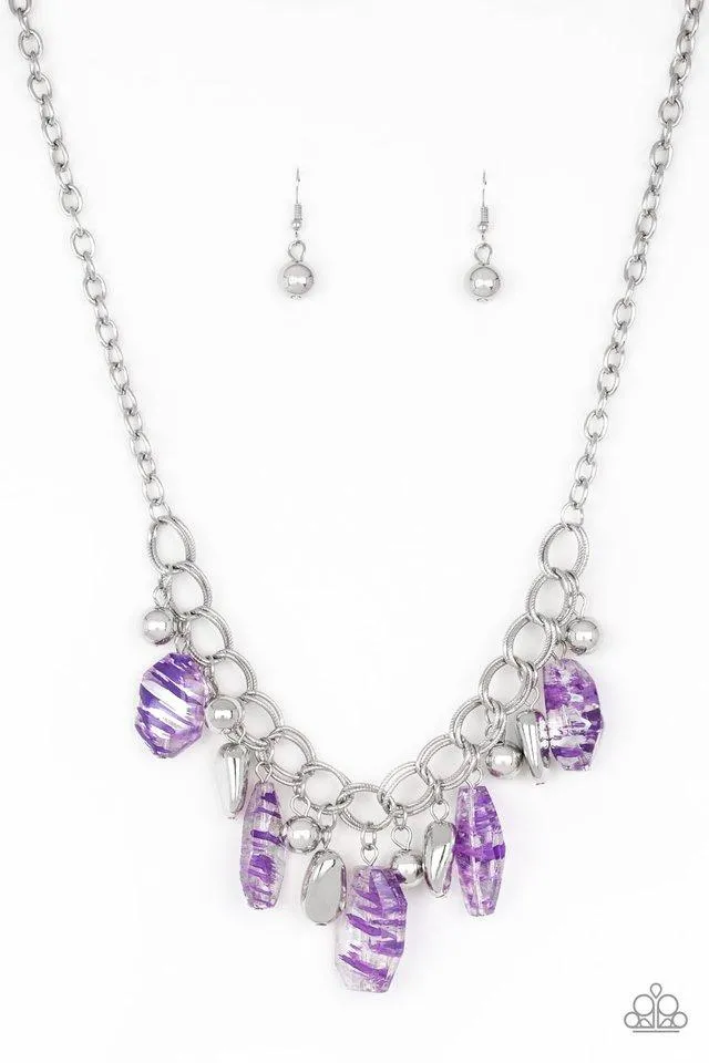 Paparazzi Necklace ~ Chroma Drama - Purple