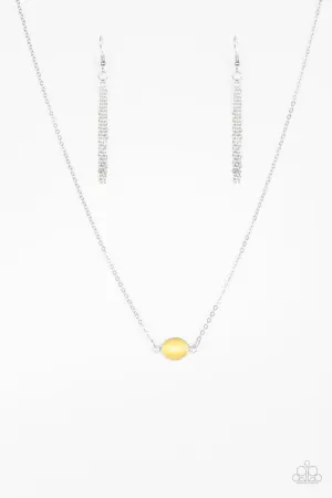 Paparazzi Necklace ~ Fashionably Fantabulous - Yellow