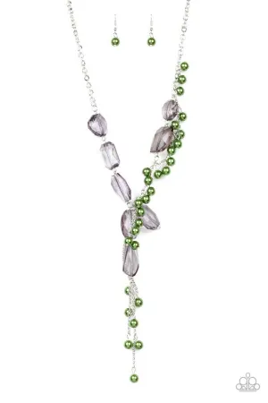 Paparazzi Necklace ~ Prismatic Princess - Green