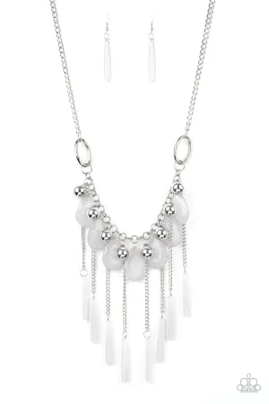 Paparazzi Necklace ~ Roaring Riviera - Silver