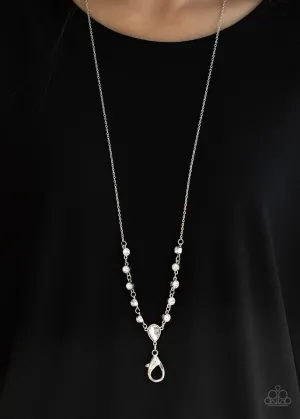 Paparazzi Necklace ~ Unfathomable Fierceness - White