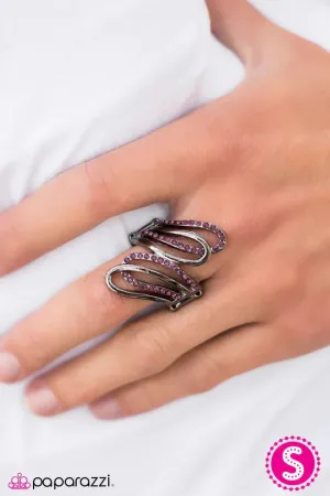 Paparazzi Ring ~ Wingspan - Purple