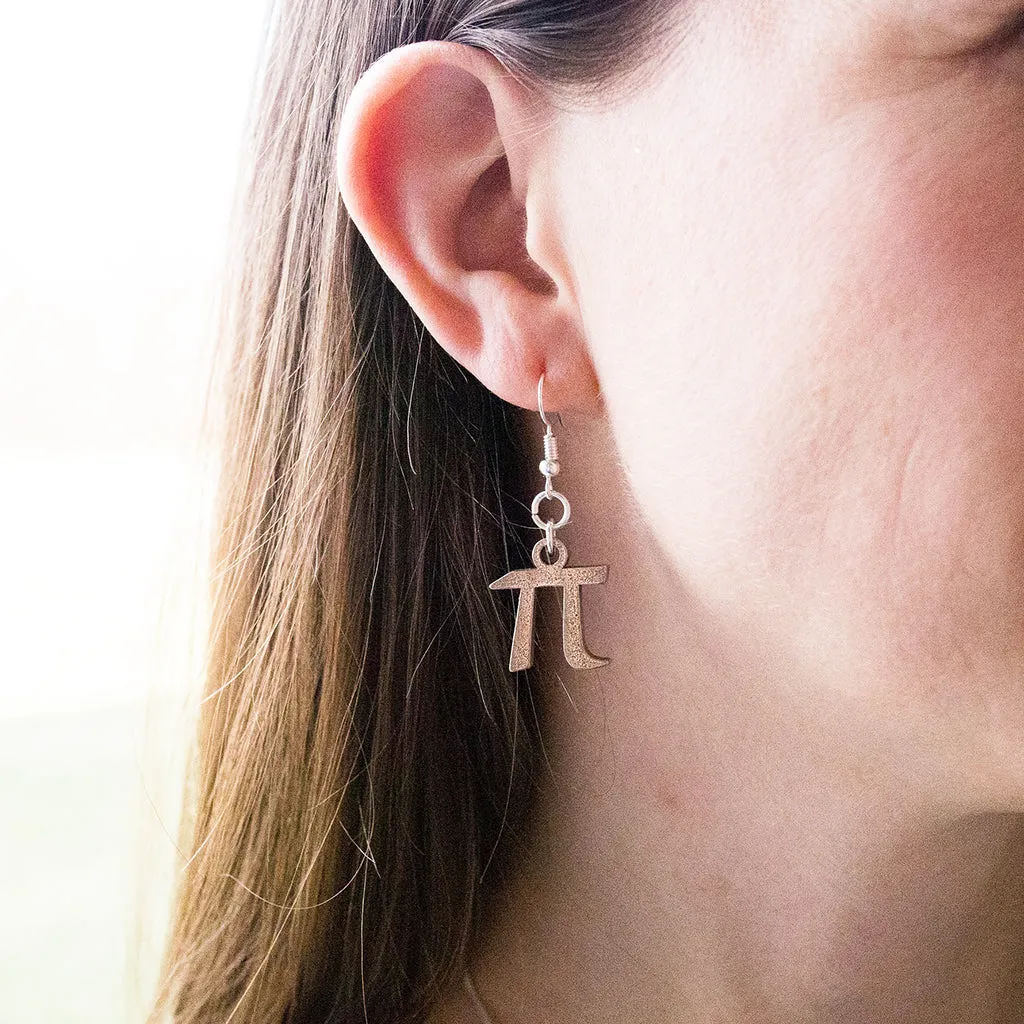 Pi Earrings (Metal)