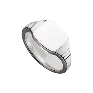 QUADRIS SIGNET MENS RING