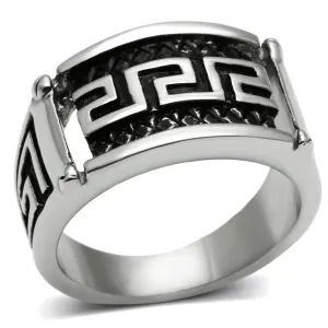 Stone-Free Steel Men's Ring