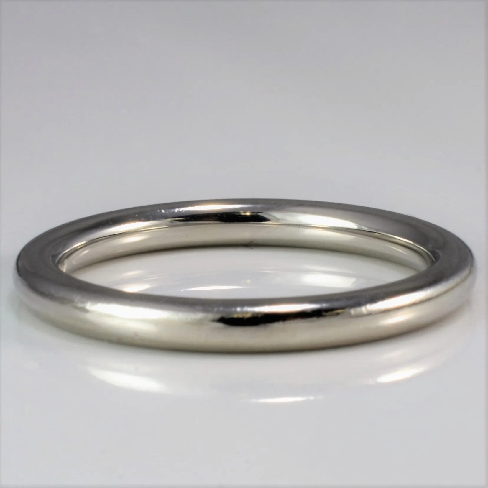 'Tiffany & Co.'  Classic Platinum Wedding Band | SZ 8.5 |