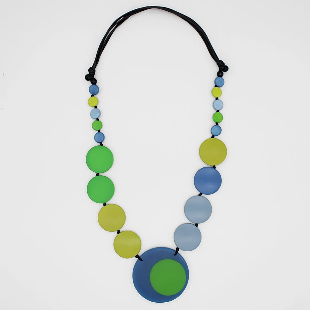 Vibrant Blue Hana Necklace