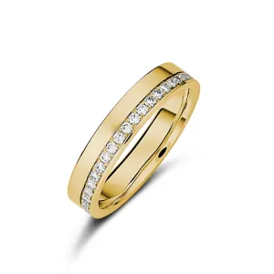 Wedding Diamond Wedding Band | Yellow Gold